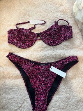 Bright swimwear swimsuit